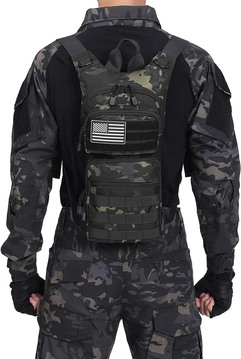 ATBP Insulated Water Hydration Pack Bag with 3L TPU Bladder Tactical Molle Hydration Backpack for Hiking Cycling Running - Image 5